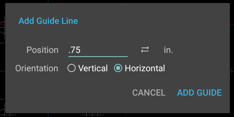 Fig. 2: Create guide dialog