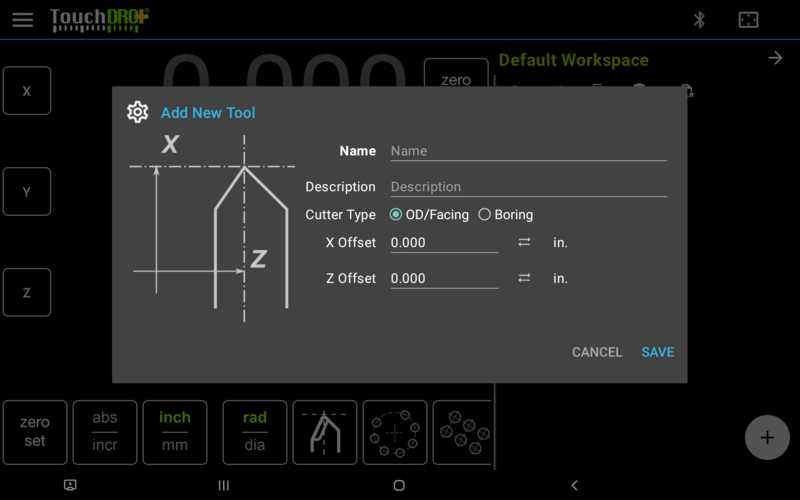 Fig. 2: Add New Tool Dialog