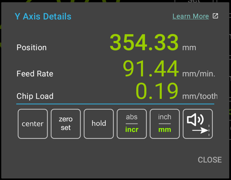 Fig. 1: Linear Axis Details dialog example