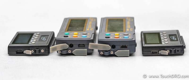 Scales with Micro-USB (left) and Mini-USB (right) connectors