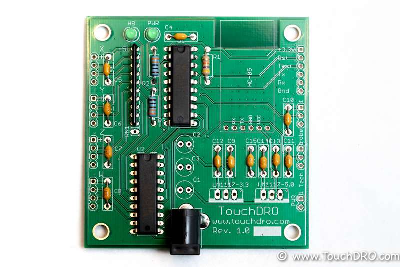 DIY DRO Kit with power input jack