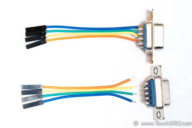 Assembled D-Sub Connector Cable