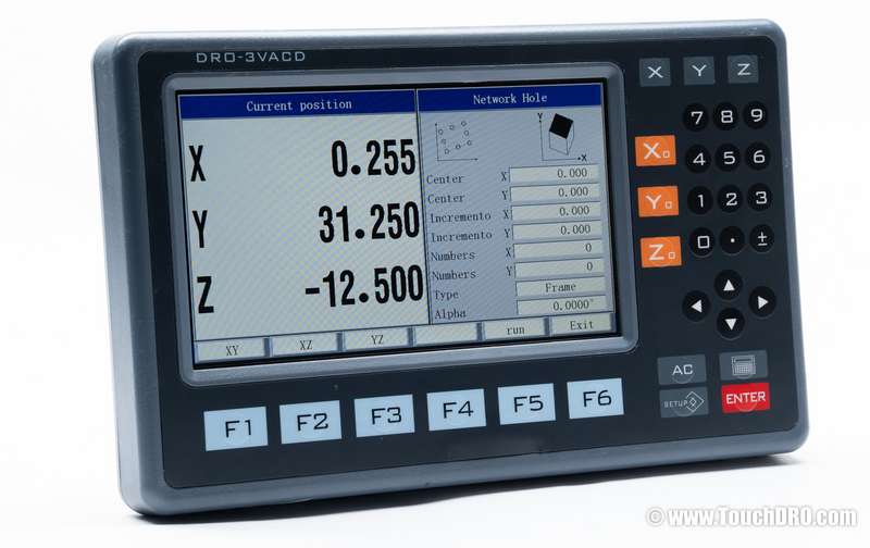 LCD based DRO is much more intuitive than 7-segment DRO